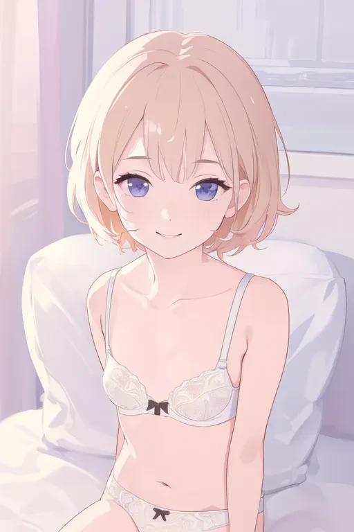 Blonde Short Cut Hair 26