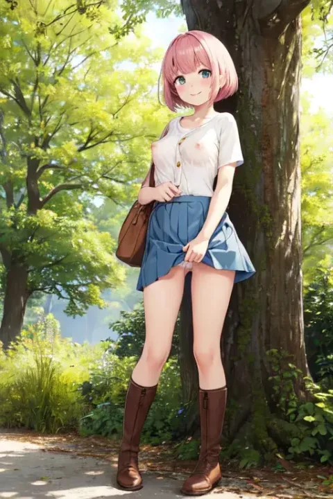 Pink_Short_Hair_Girl 15